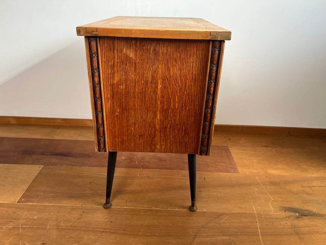 【Jasmine】ビンテージ 裁縫 ソーイング 収納テーブル