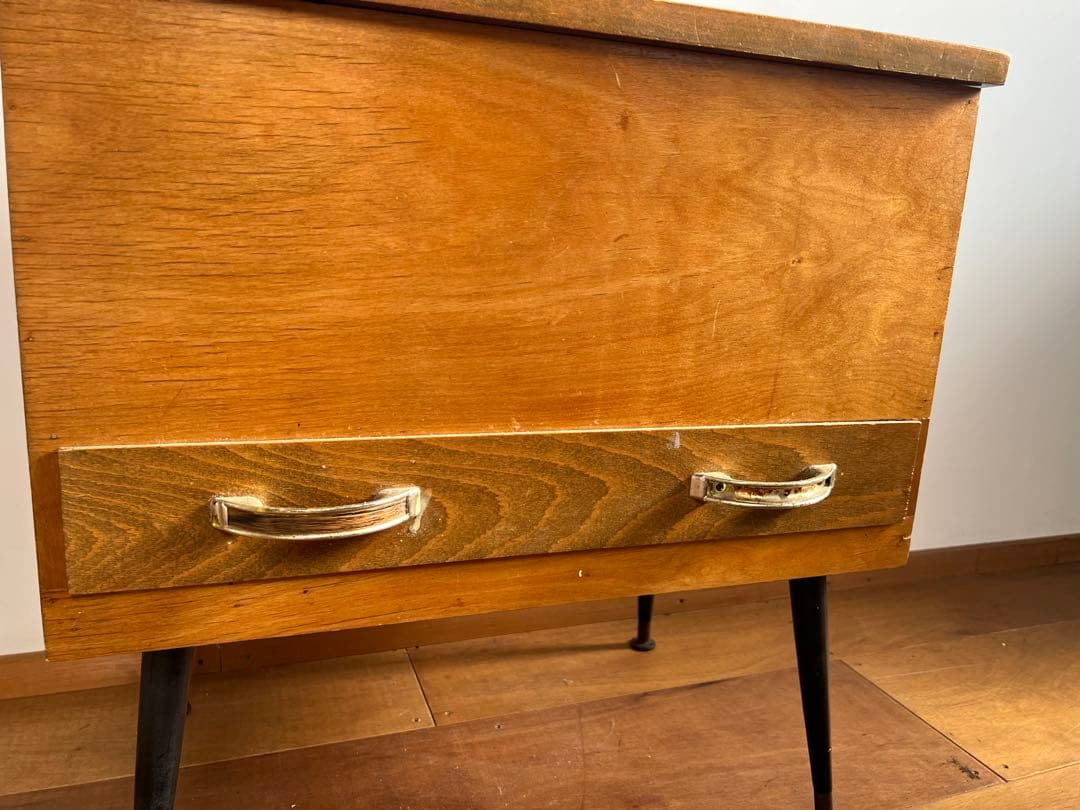 【Jasmine】ビンテージ 裁縫 ソーイング 収納テーブル