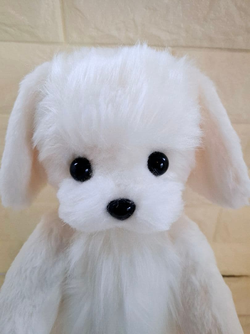 23.ぬいぐるみ、テディマルチーズ、犬、ハンドメイド、オリジナル、抱きしめられる