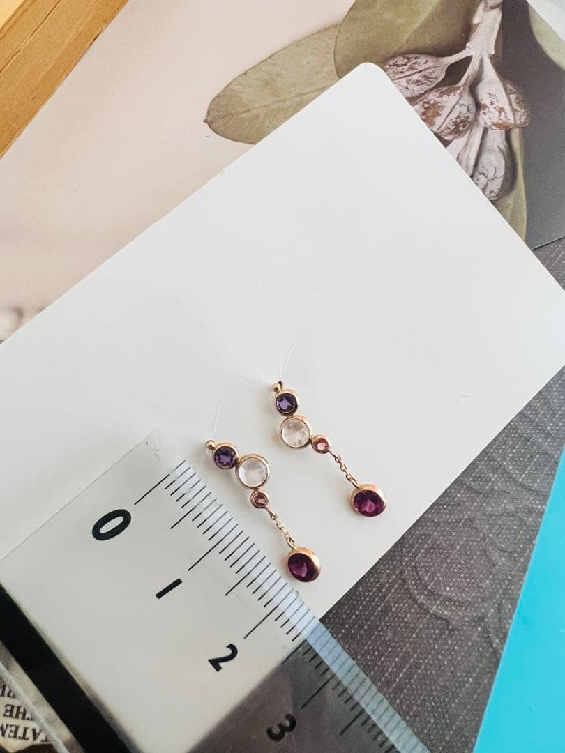 未使用　k18 ピアス