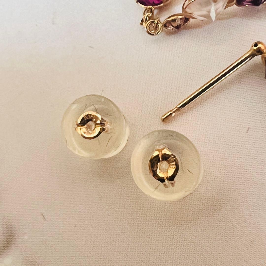 未使用　k18 ピアス