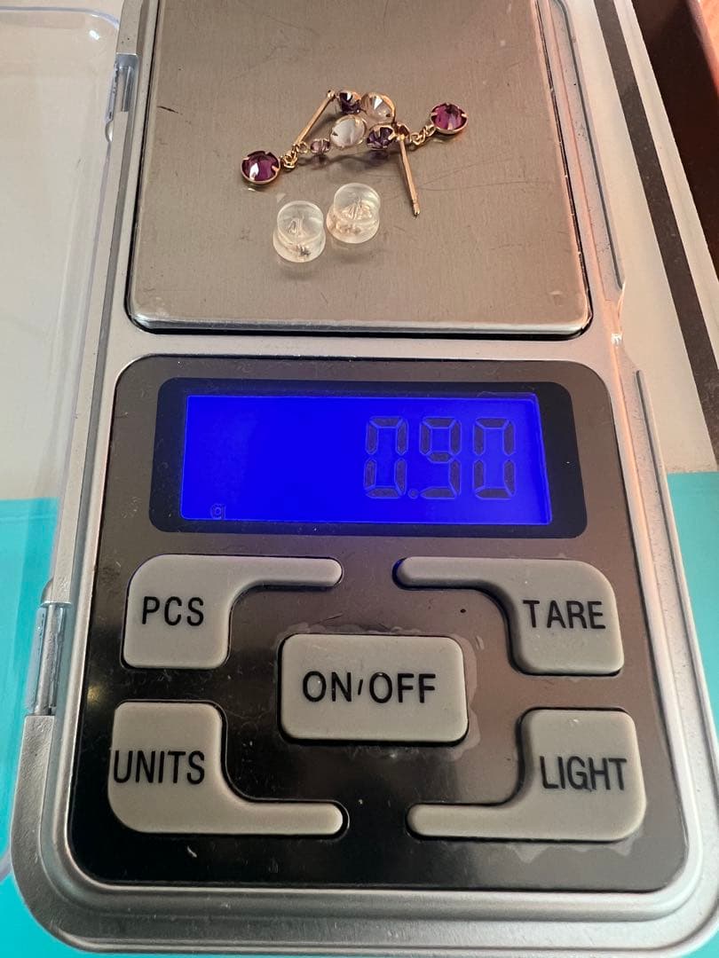 未使用　k18 ピアス