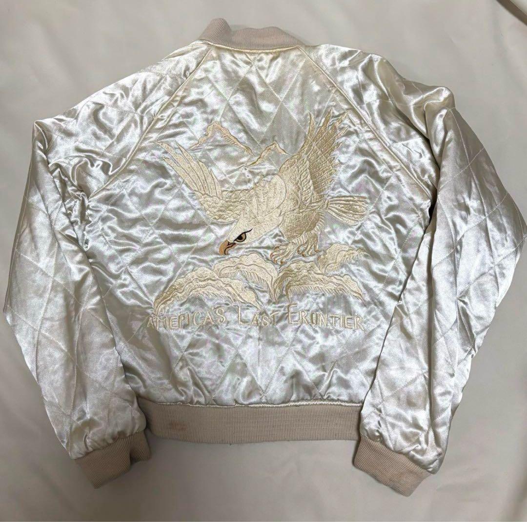 【9月30日まで出品】90s 別珍スカジャン 虎×鷹