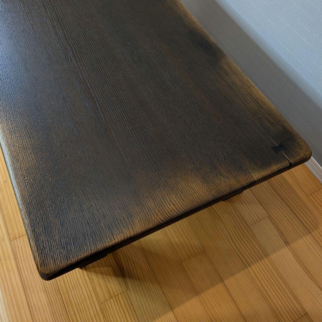 【美品】飛騨産業　座卓　PROVINCIAL　ローテーブル　１枚板　アンティーク