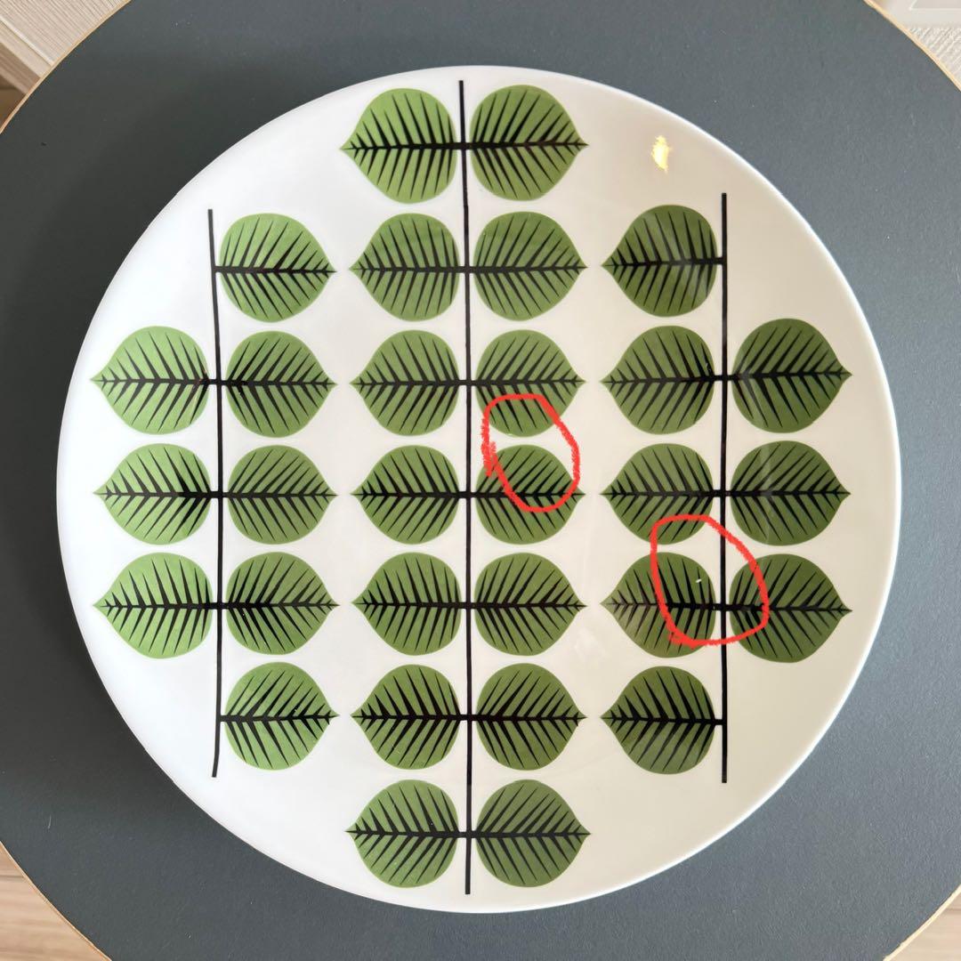 新品未使用【復刻版】グスタフスベリ　ベルサ　22cmプレート