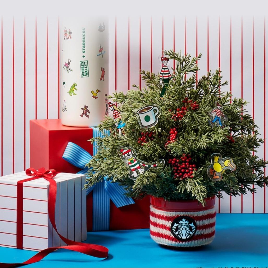 【韓国スタバ限定】ジョイフル ウォーリーコラボ クリスマス ツリー フルセット