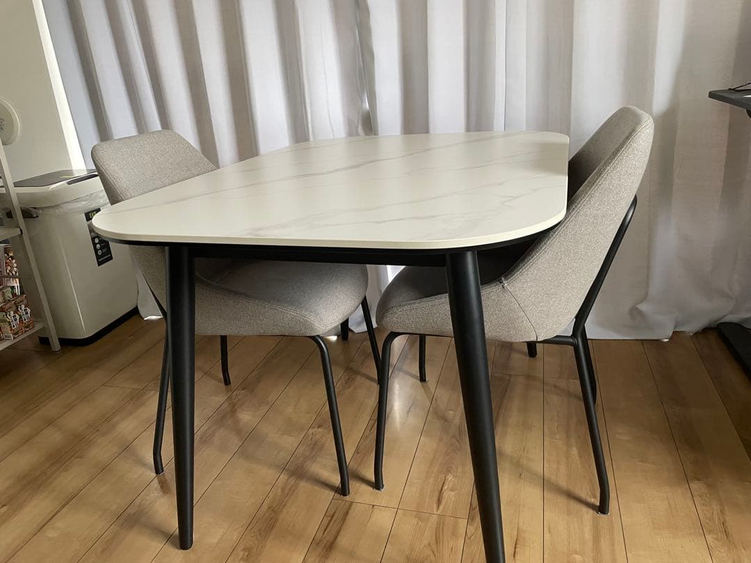 【セット販売必須】ニトリ マーブル模様 ダイニングテーブル