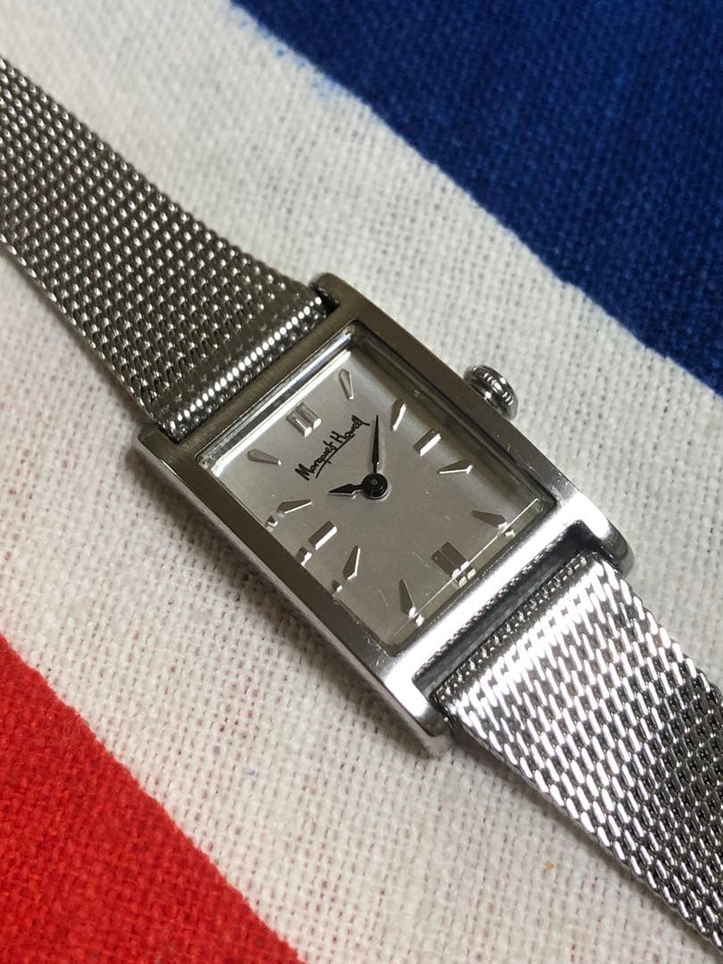 マーガレットハウエル　レディース時計　電池交換済　ベルト新品交換