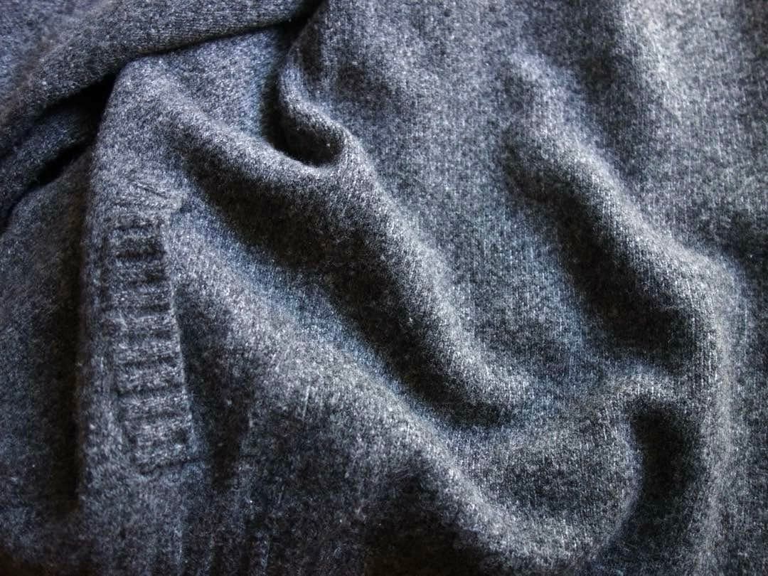 Papas ドライバーズニット カーディガン M パパス グレー