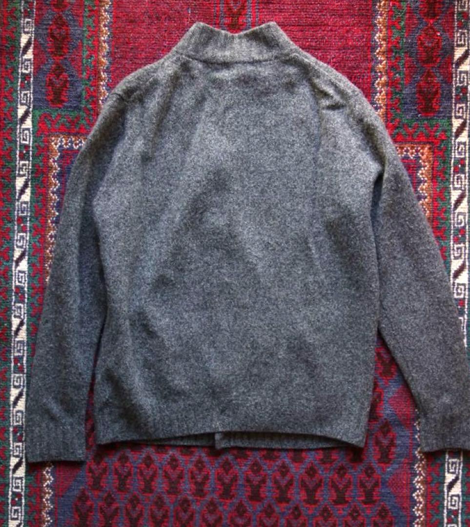 Papas ドライバーズニット カーディガン M パパス グレー