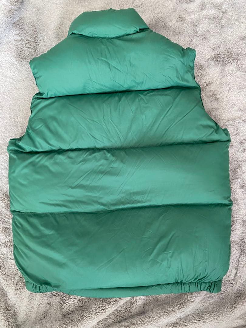 ７０【美品】GERRY ジェリー ダウンベスト グリーンSサイズ