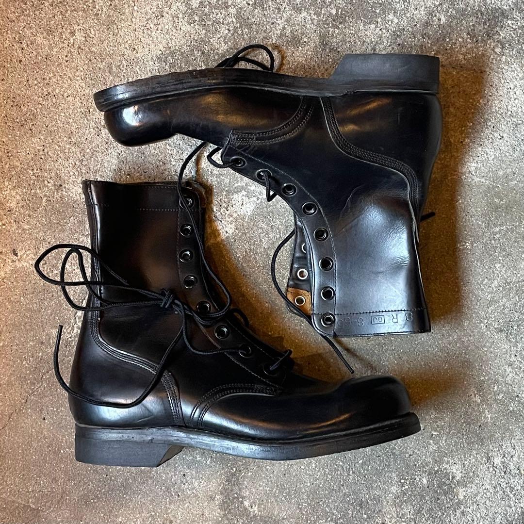 60年代デッドストックミリタリー　コンバットブーツ65年25.5cm