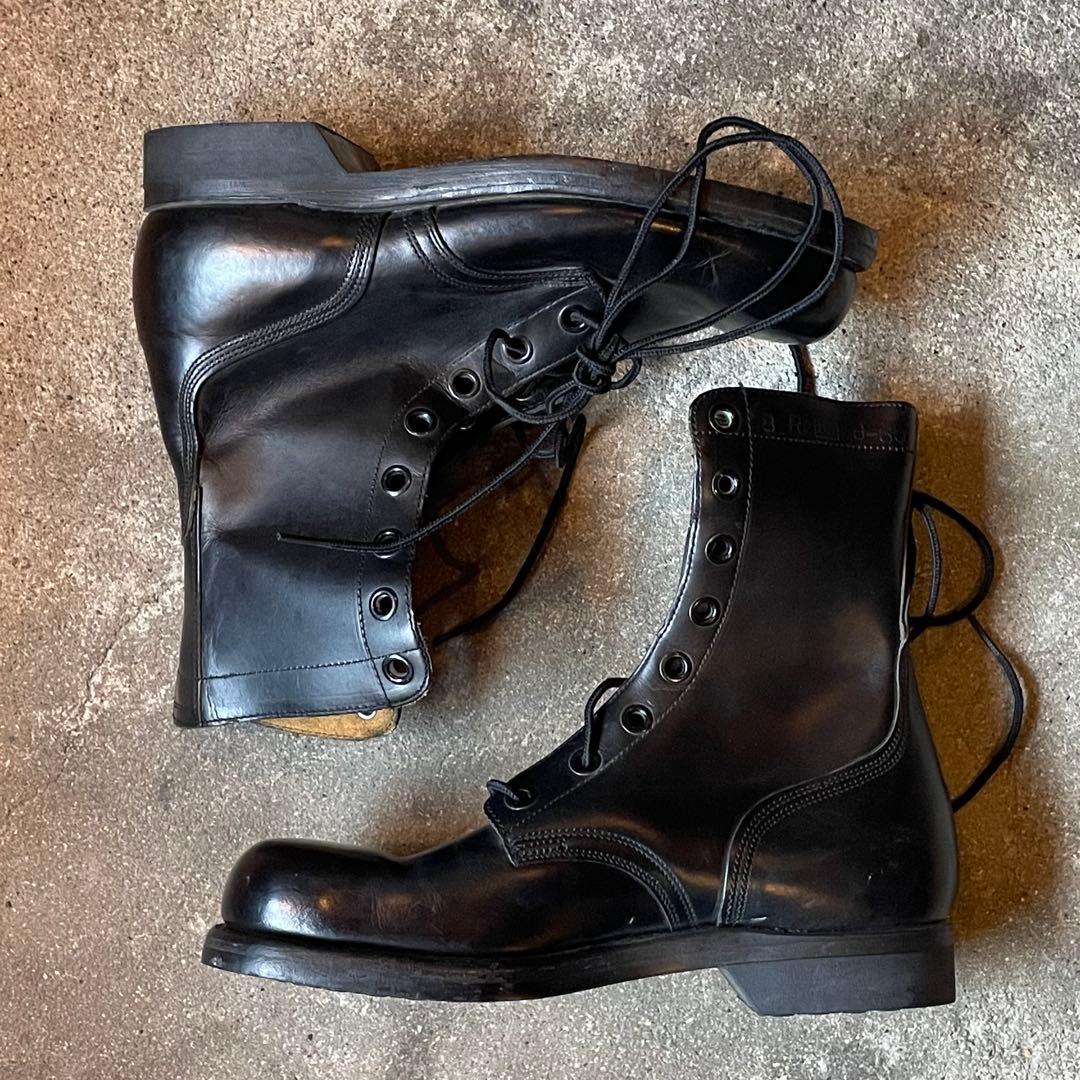 60年代デッドストックミリタリー　コンバットブーツ65年25.5cm