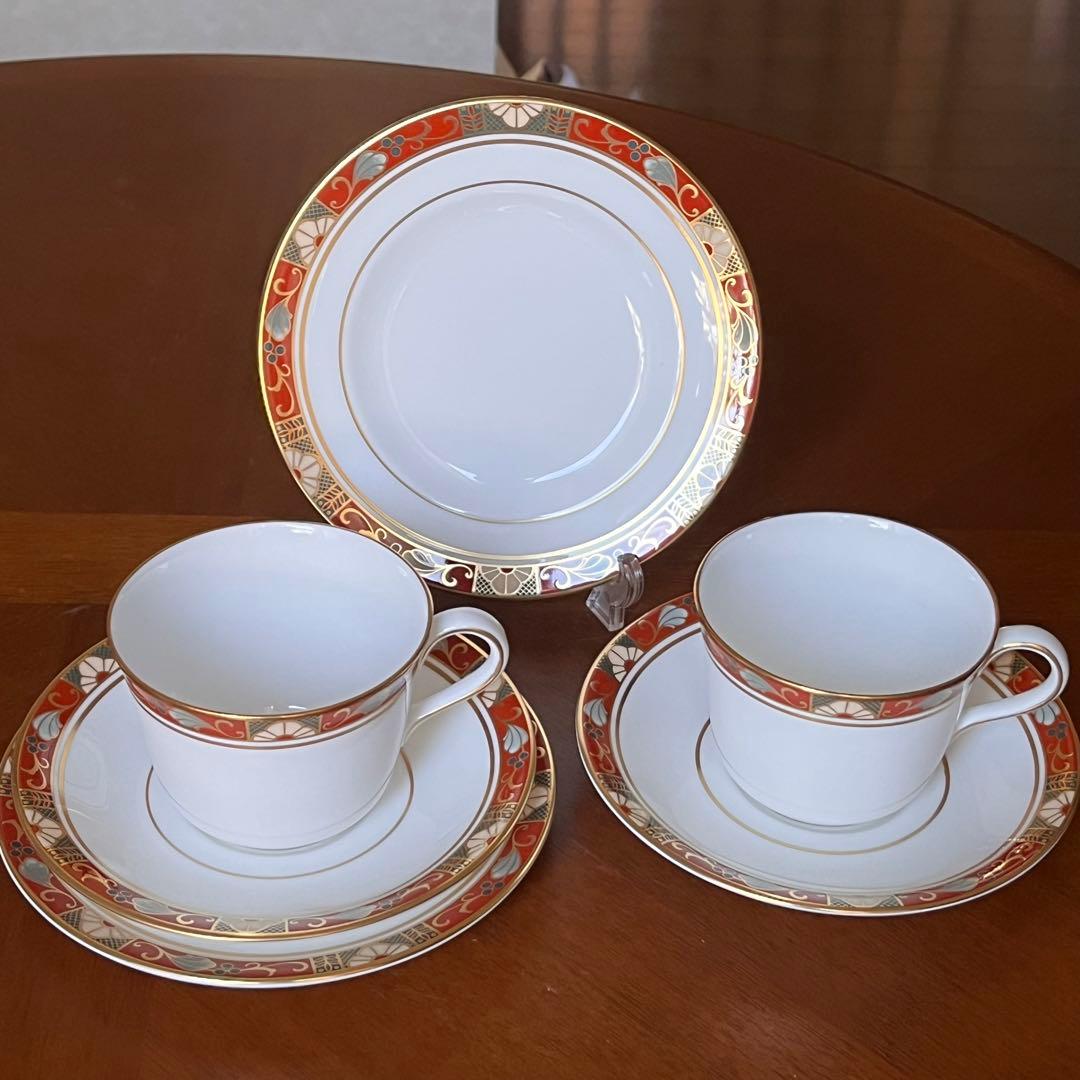 【美品】ロイヤルクラウンダービー★クロイゾンヌ★トリオ　ペア