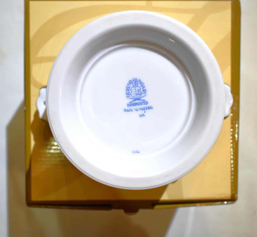Herend ヘレンド ヴィクトリアブーケ 飾り鉢 未使用
