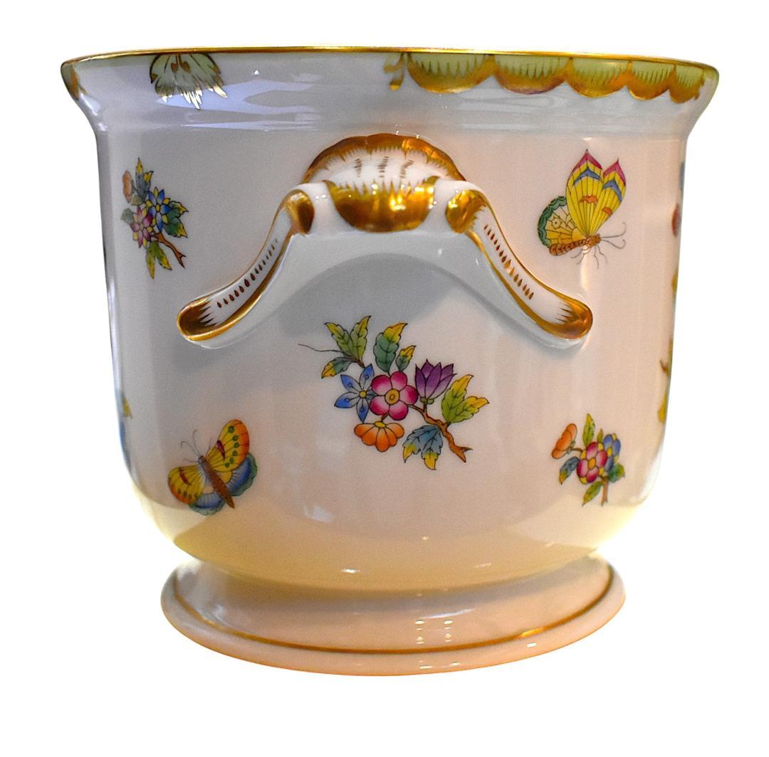 Herend ヘレンド ヴィクトリアブーケ 飾り鉢 未使用