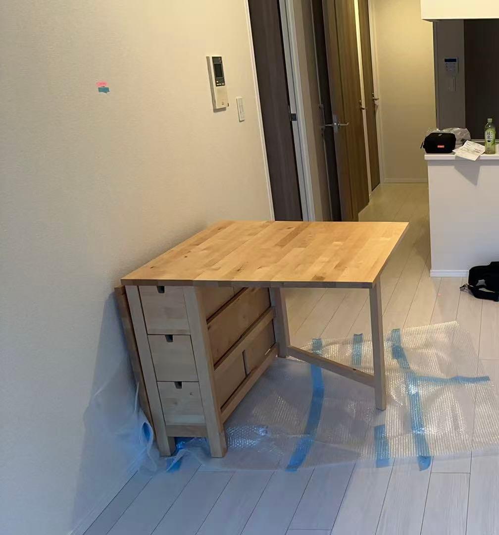 【専用】イケア(IKEA) ノールデン(NORDEN) ゲートレッグテーブル