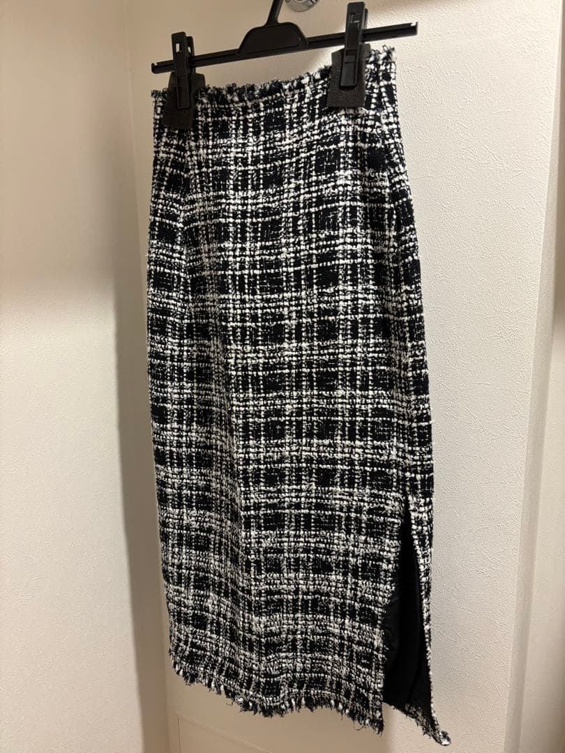 スカート 23ss AURALEE SPUN SUMMER TWEED SKIRT