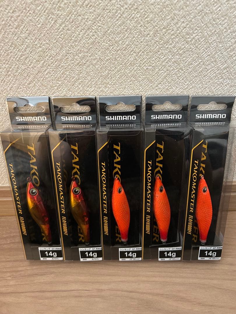 シマノ　タコマスター　Mスッテ2025新色　5個セット売り　タコシーズンに是非‼︎