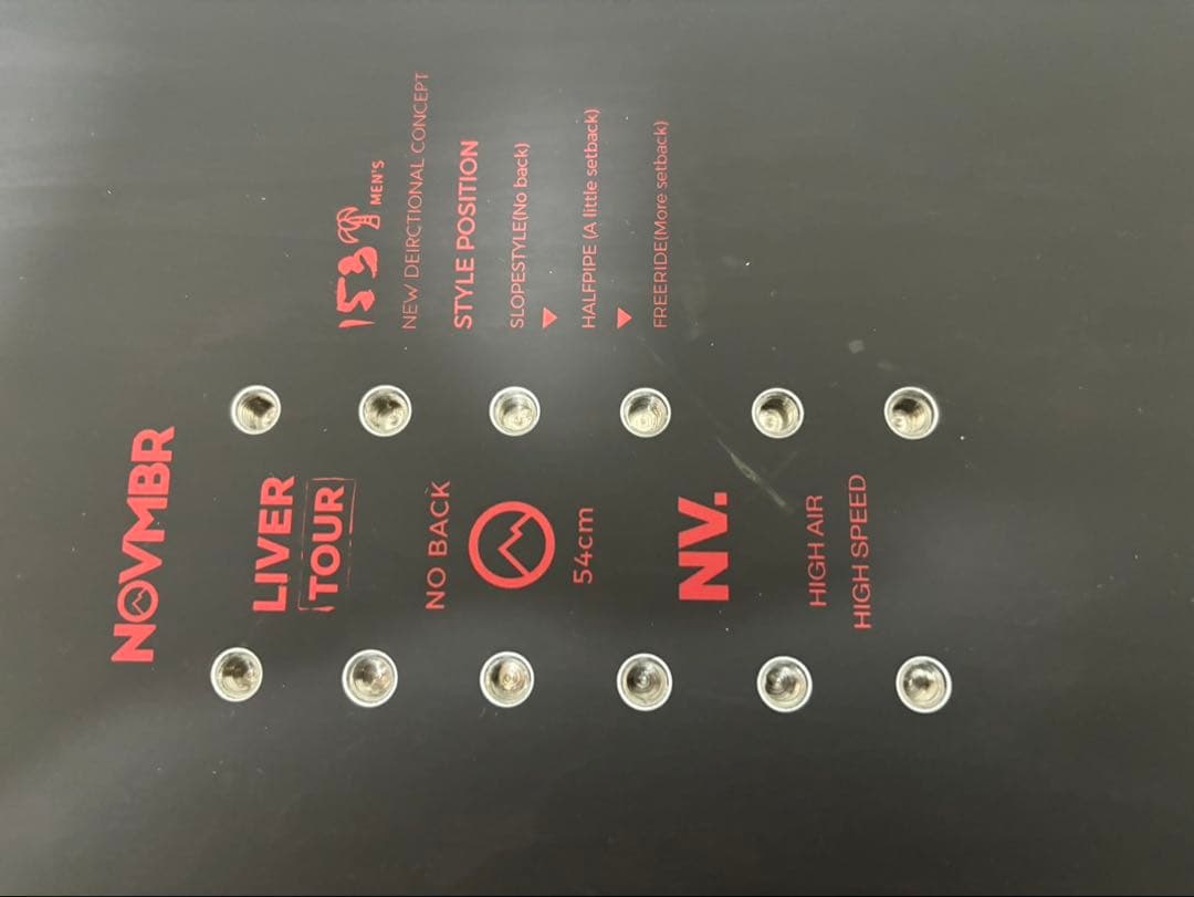 NOVEMBER LIVER TOUR 153cm 23-24 スノーボード