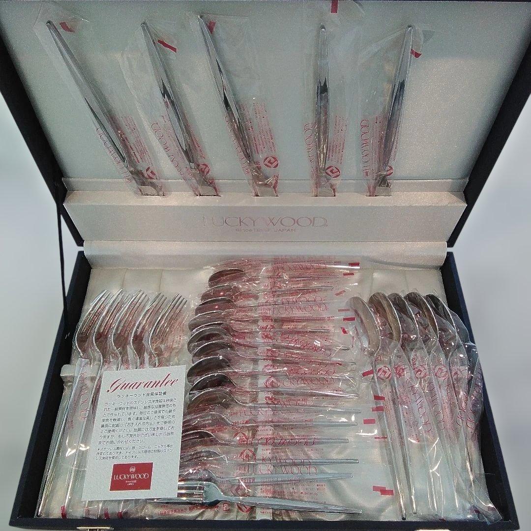 LUCKYWOOD カトラリーセット 30点 日本製