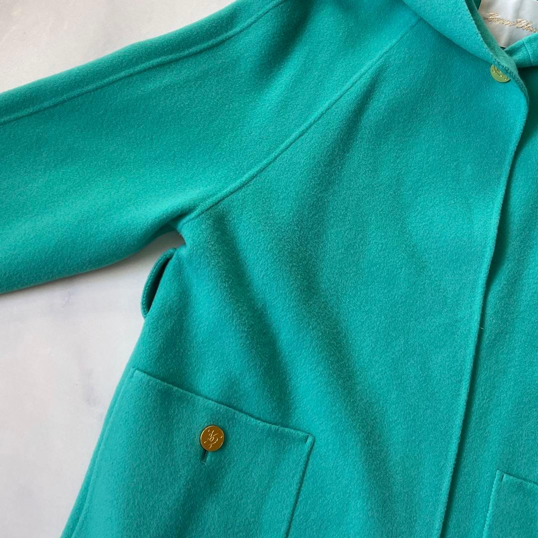 極美品✨ グレースコンチネンタル リバーコート フード ローブコート ロング丈