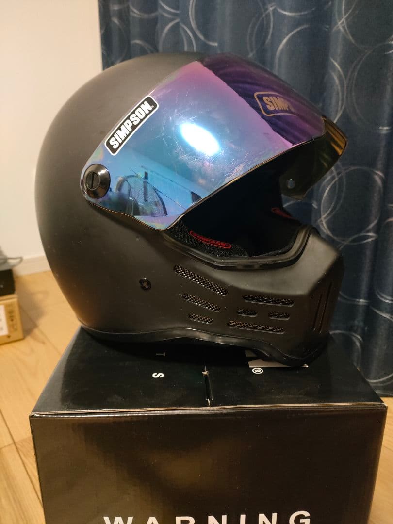 SIMPSON M30 クリアベースライトレインボーシールド 新品箱付き