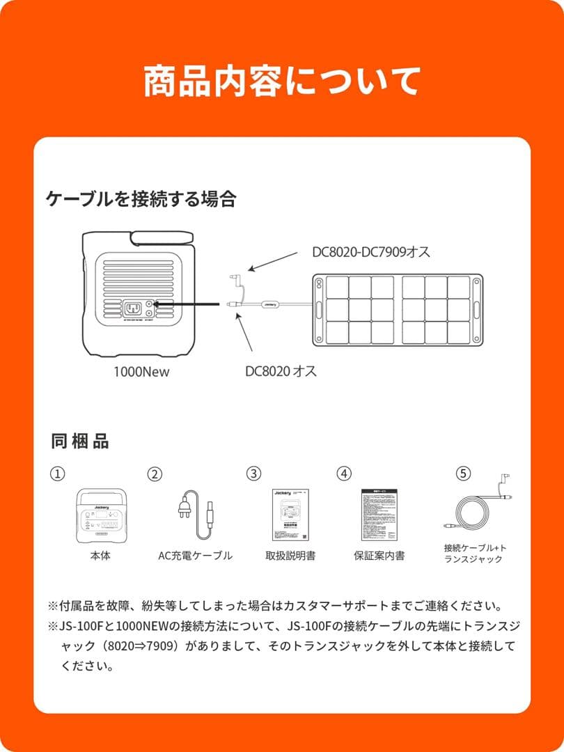 【専用です】新品未開封　ジャクリポータブル電源 1000New +100W