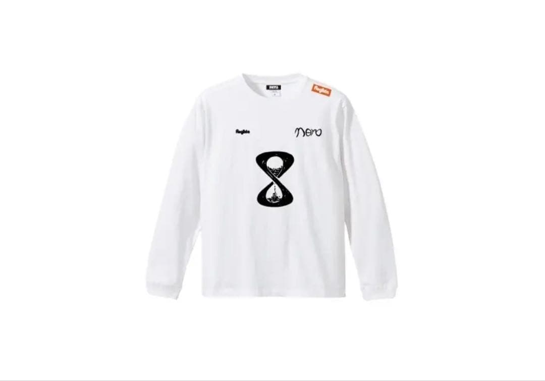 トップス 8 long sleeve t-shits white