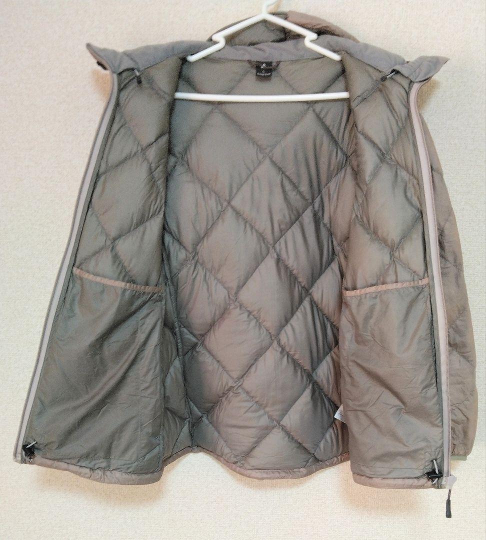 [800FP] ライトアルパインダウンパーカ　レディースL　ベージュ　薄手