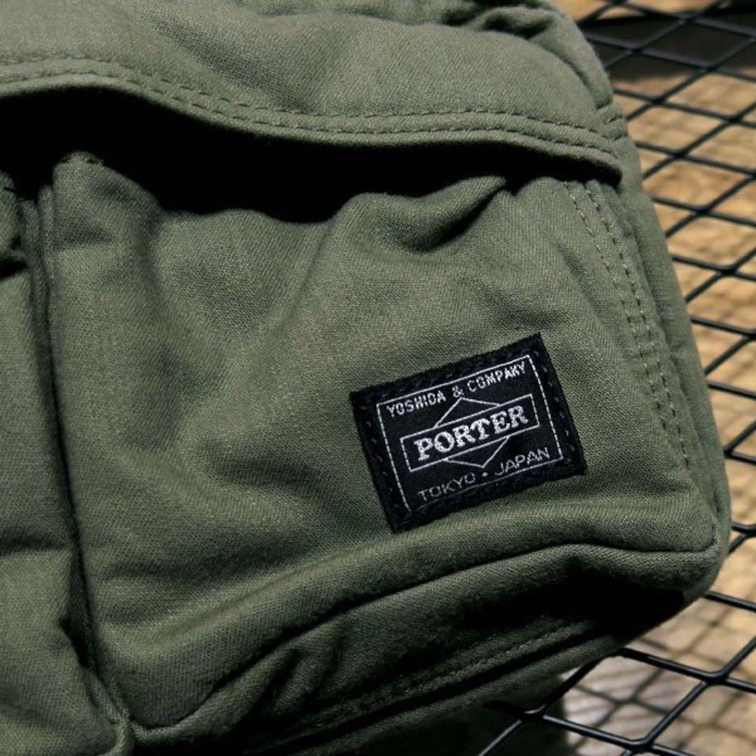 NEIGHBORHOOD×PORTER ウエストバッグ オリーブ F