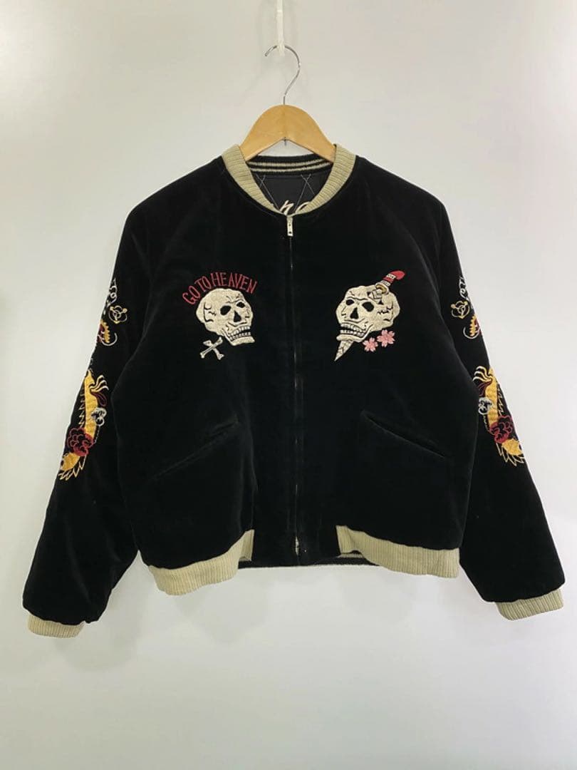 テーラー東洋 TT10797 スカジャン SKULL×EAGLE 別珍