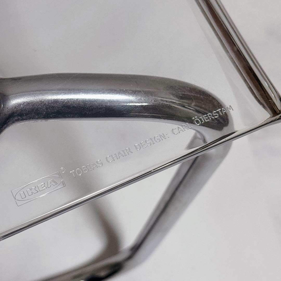 IKEAトービアス ダイニングチェア　椅子 クリアTOBIAS 透明　美品