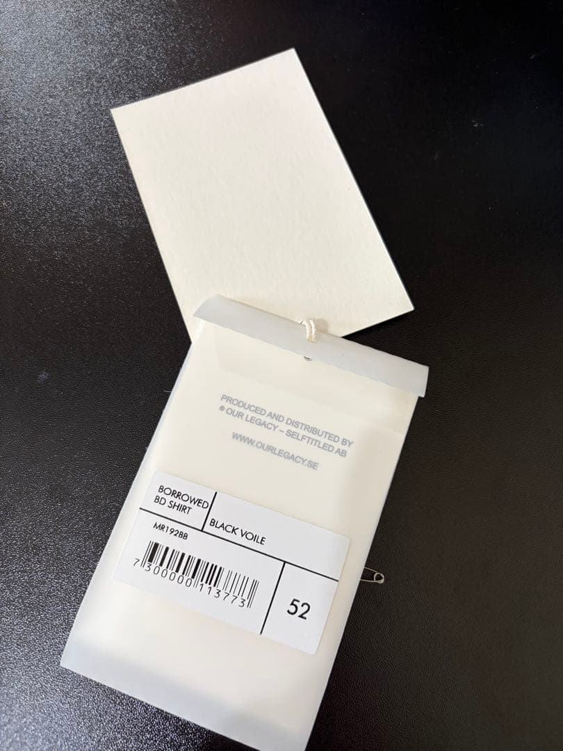 あ*ち様 OUR LEGACY Borrowed BD Shirt MR192B
