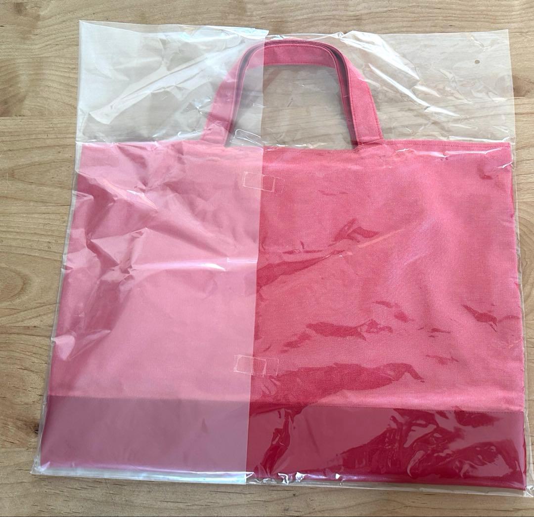 【新品未開封】ファミリア デニムバッグ　赤　レッド　ピアノ　女の子　タグ付き