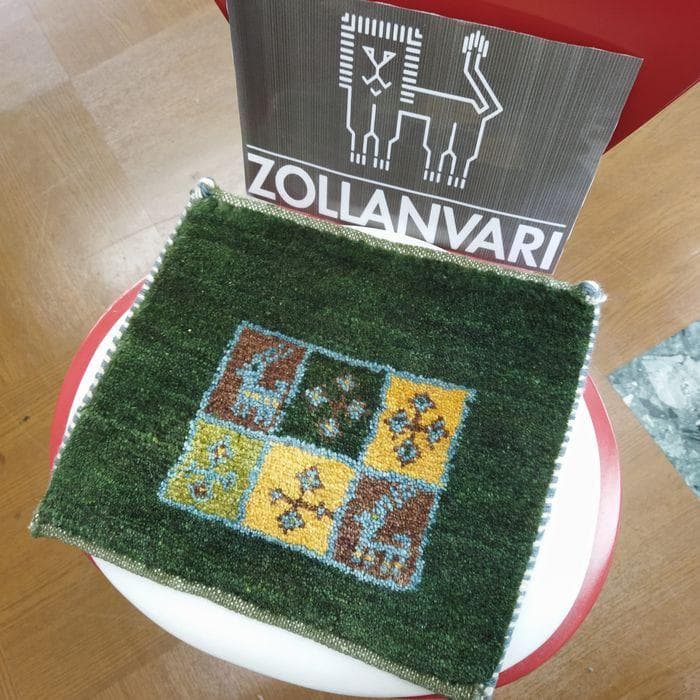 値下げ可能ミニギャベ●30×35㎝●手織●本物●新品未使用 遊牧民が紡ぐギャッベ