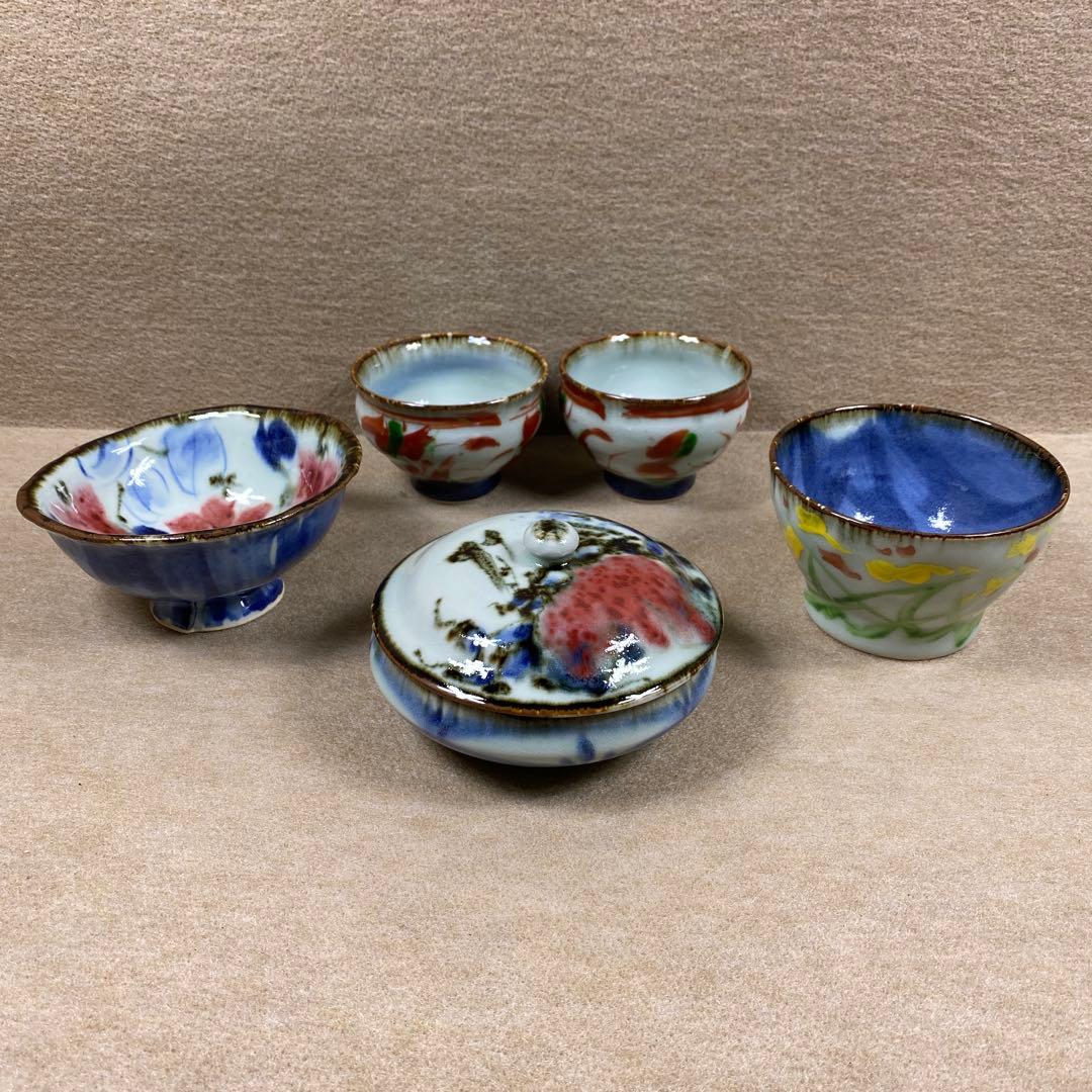 波佐見焼　斎山窯　太田恵　5点セット