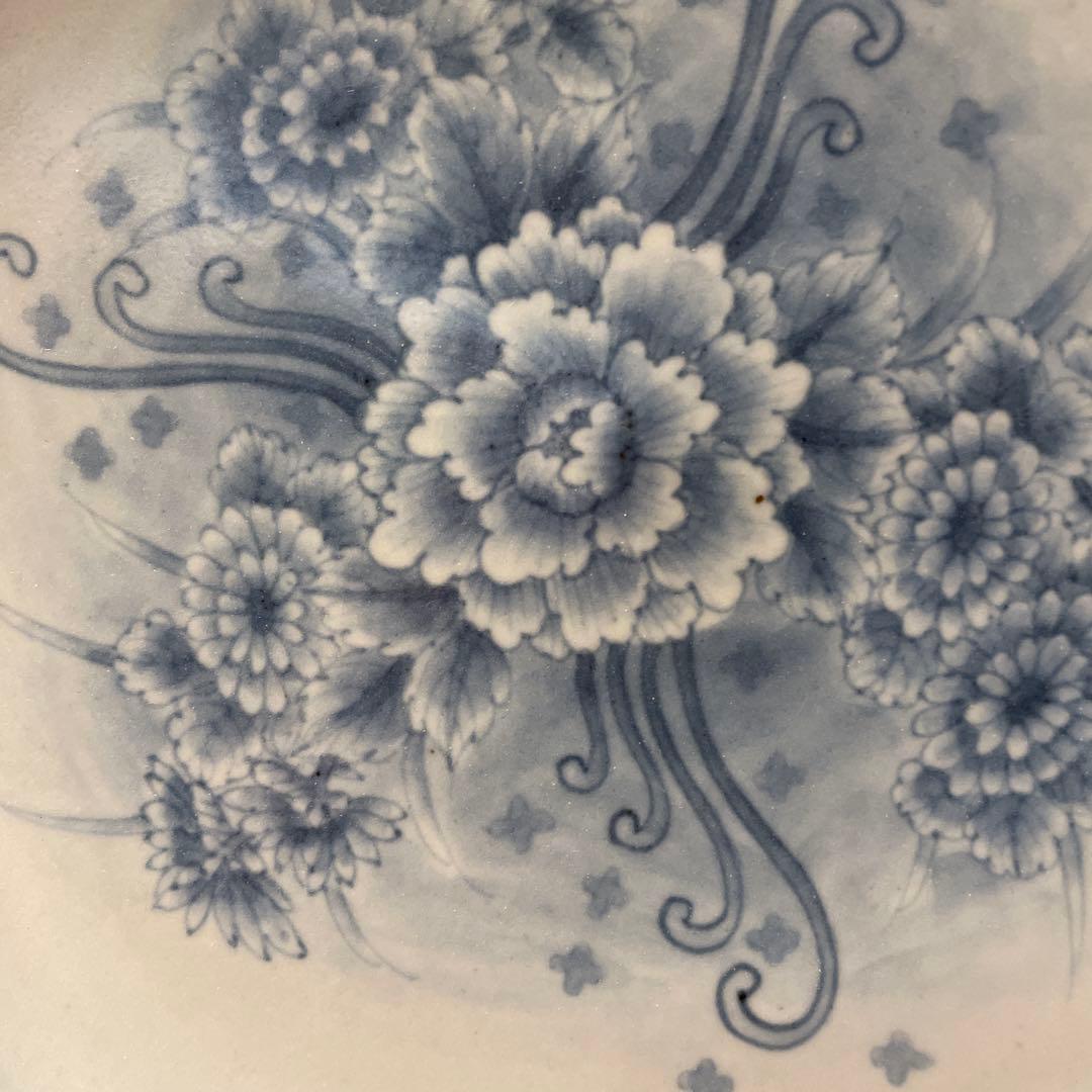 有田焼【佐藤走波】　大皿　飾り皿　色紙付き