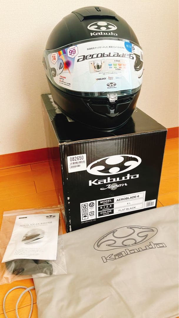 新品未使用OGK KABUTO AEROBLADE-6フルフェイスヘルメットXL