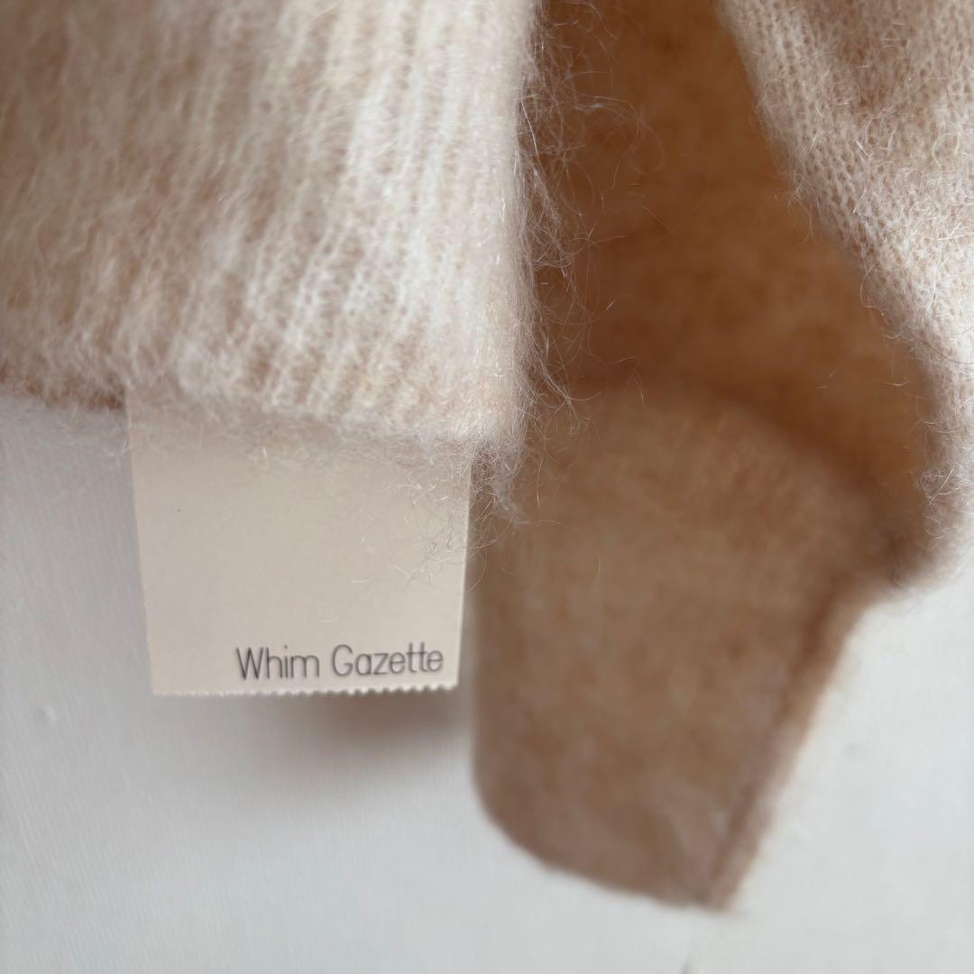 Whim Gazetteバレルスリーブニット