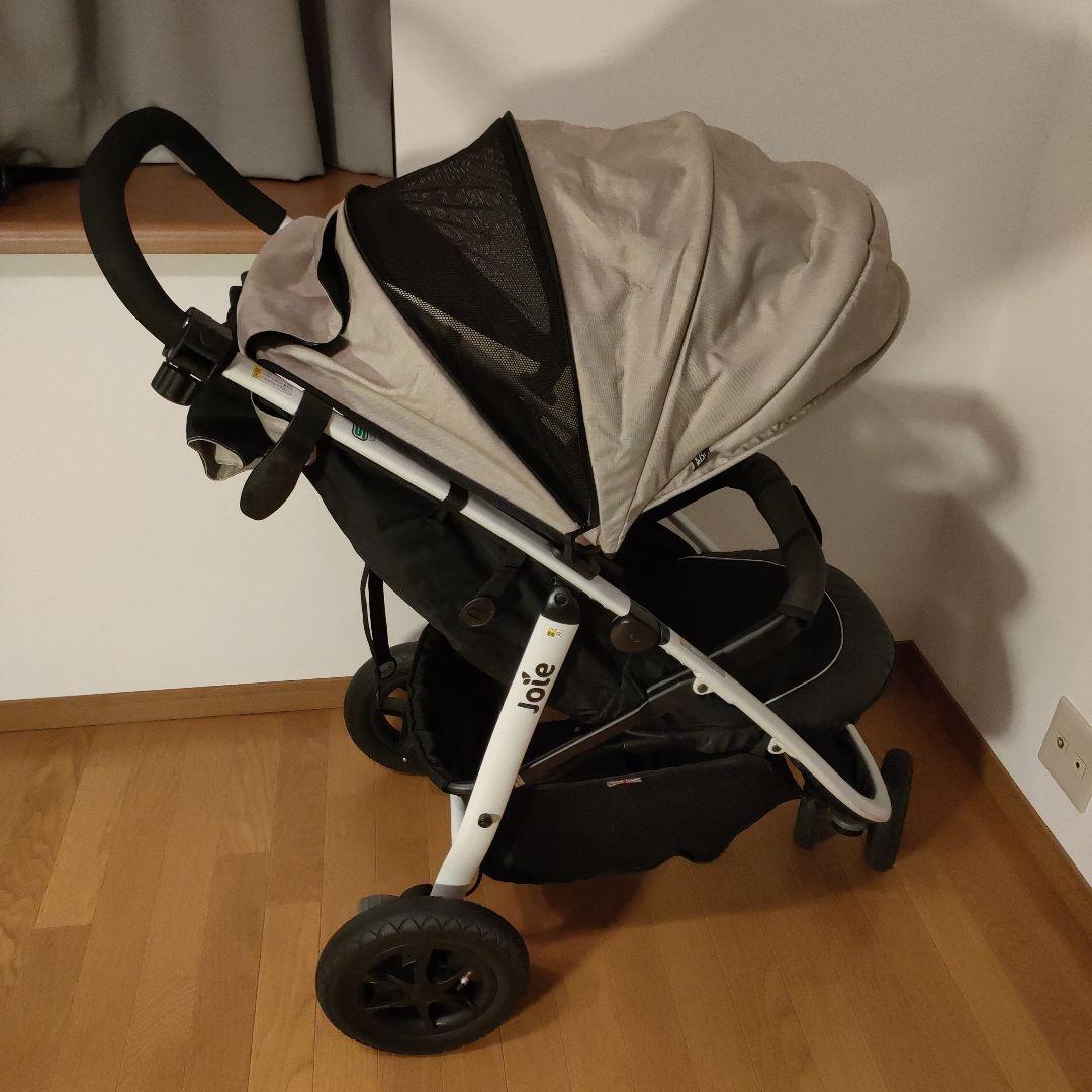 Joie ジョイ ベビーカー ライトラックスエア 3輪 エアタイヤ 折りたたみ式