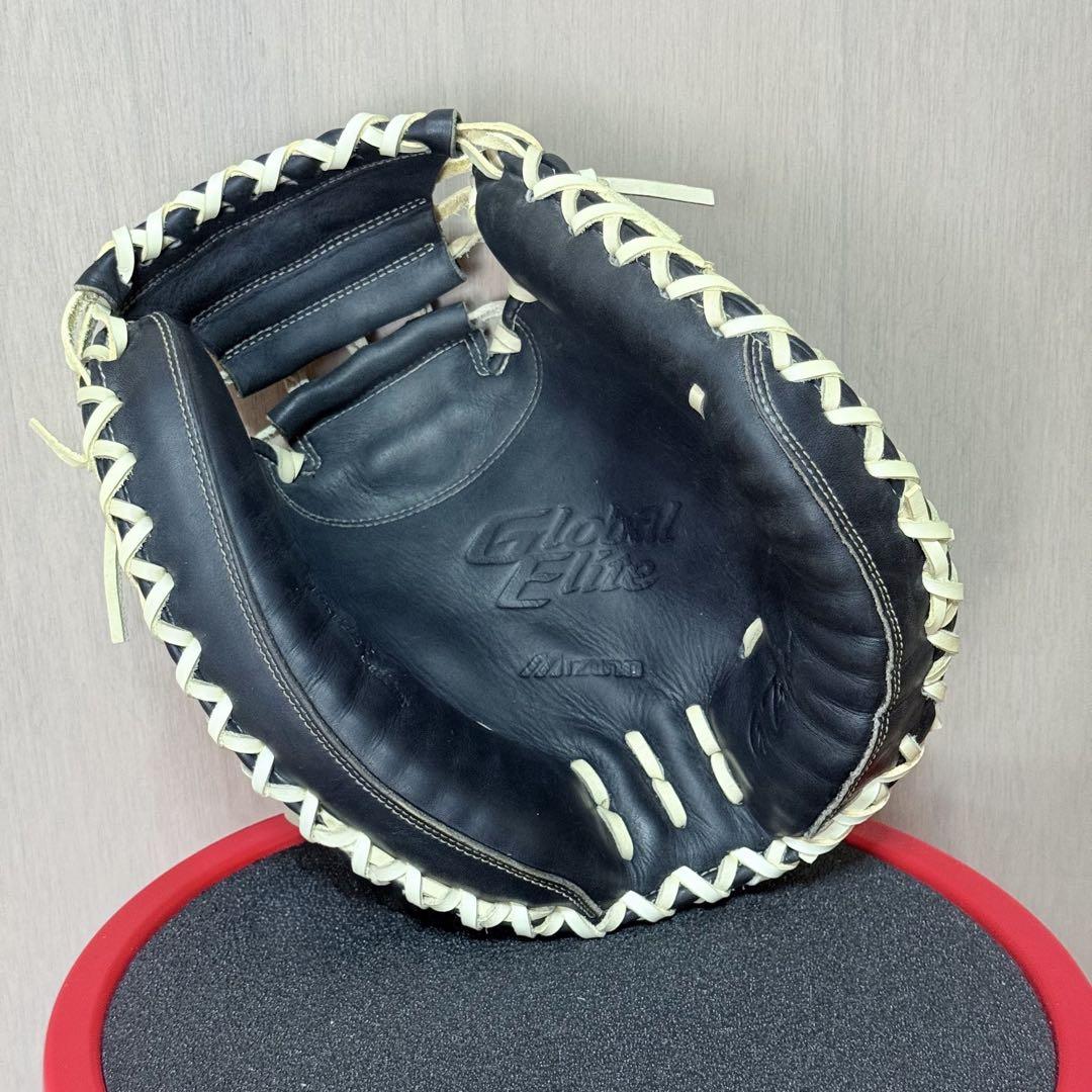 ミズノ グローバルエリート 軟式 キャッチャーミット クロス締め