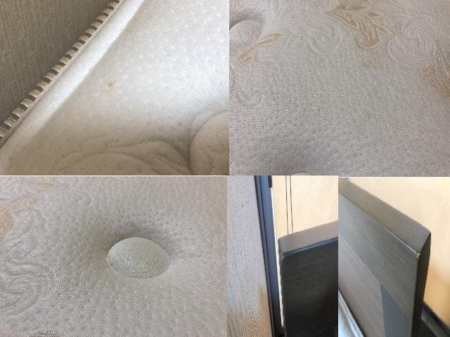 シモンズ クイーンサイズ ベッド マットレス ダブルクッション ホテル