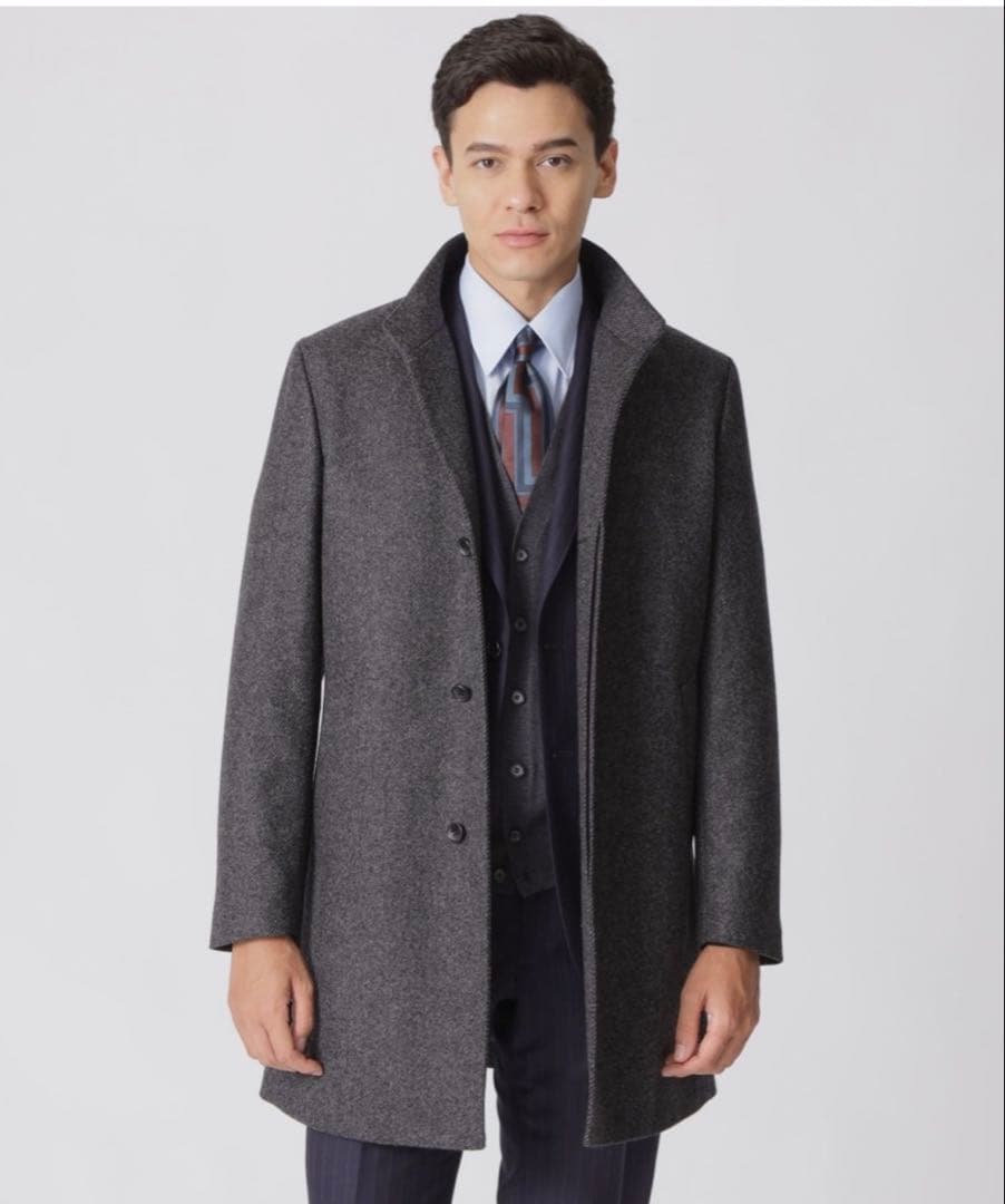 【新品未使用】Paul Stuart ポールスチュアート　カシミヤ混コート