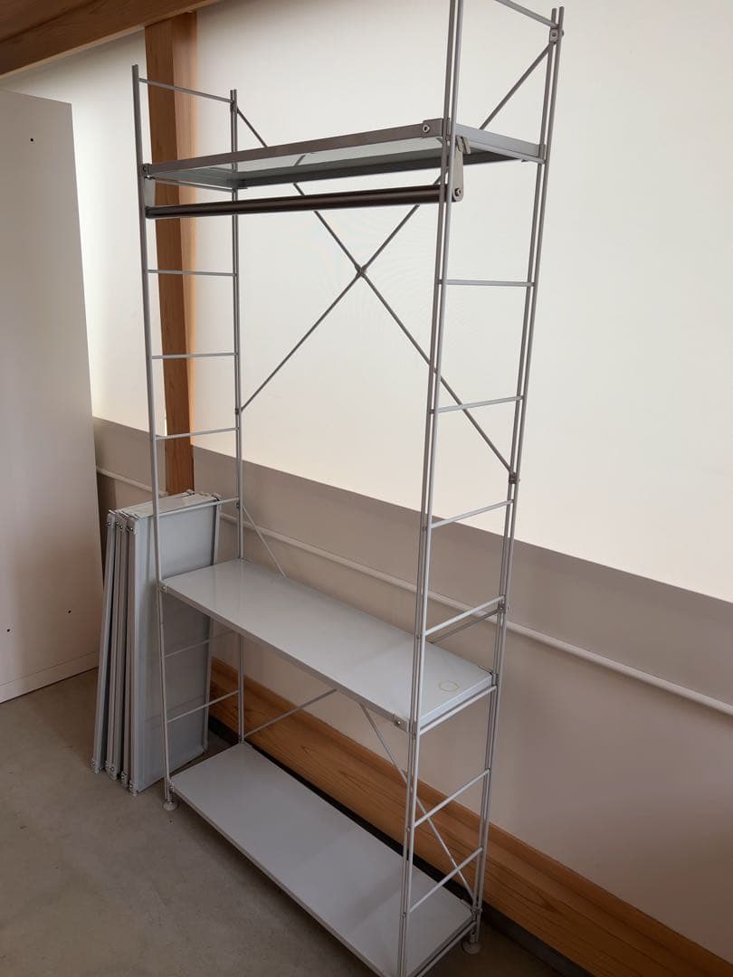horo　無印良品　スチールユニットシェルフ　クローゼット