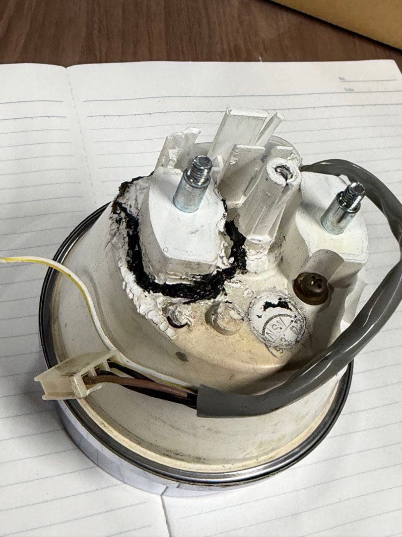 ゼファー750のタコメーター クローム仕上げ 0-12,000 rpm