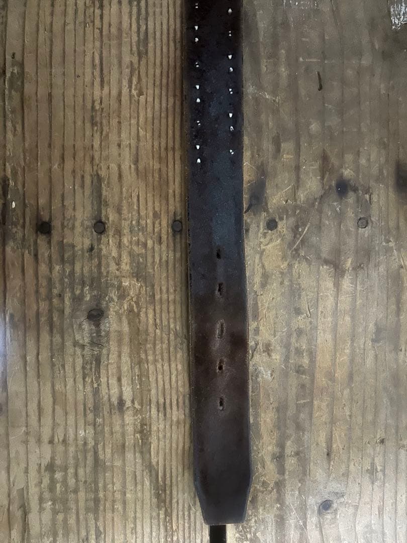 34inc HTCカラフルストーン付き黒レザーベルト