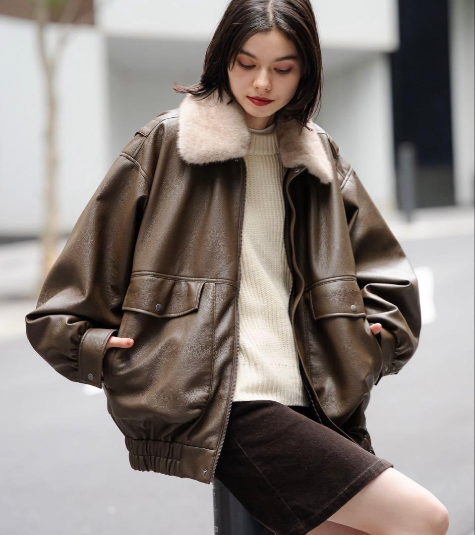 レザージャケット　ブルゾン　コート