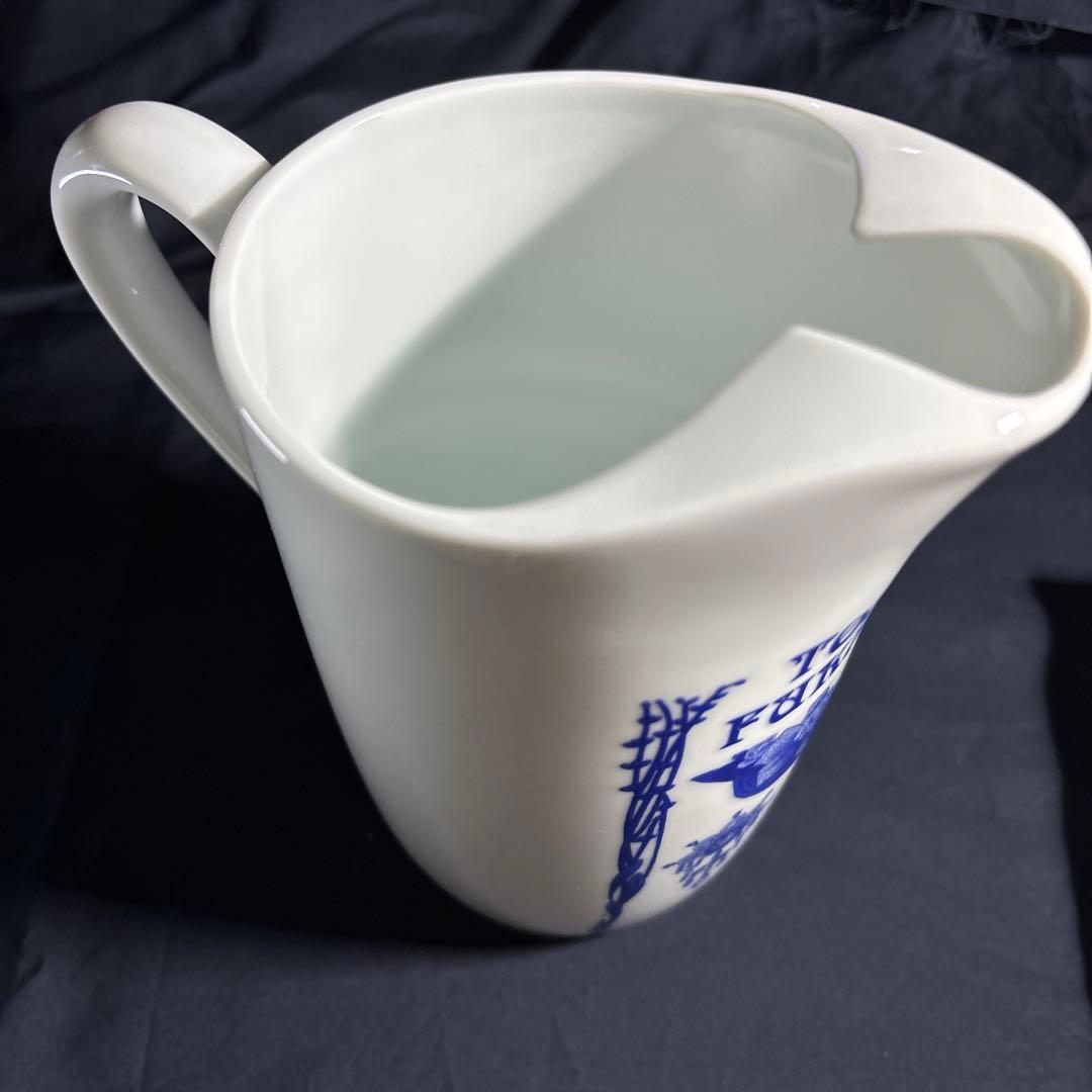 深川製磁 敏子 メモリアル 生誕100年 ブルーチャイナ　ピッチャー 皿 豆皿