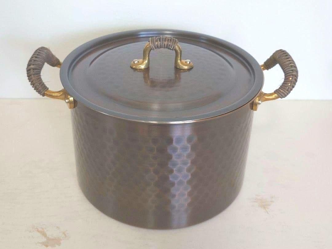新光金属 COPPER100  WARE 純銅ブロンズ煮込み鍋20cm